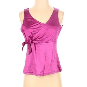 NWT Fiorella Rubino Magenta Wrap Tie Shirt - Size XS